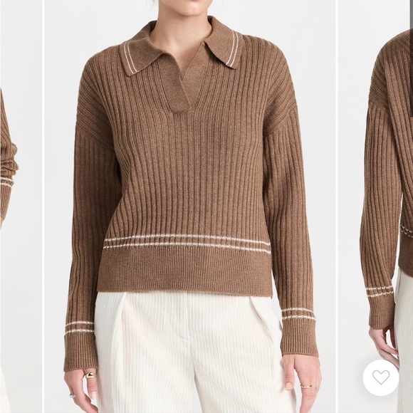 $295 Rag & Bone Brown Ribbed Women's Sweater